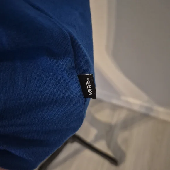 Vans Classic Blue Short Sleeve Tee Kids Size L - Picture 3 of 4